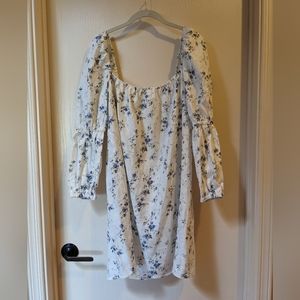 Reformation Smocked Floral Mini Dress